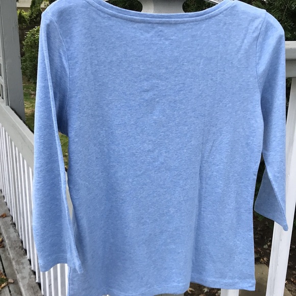Blue Talbots Tee Shirt - Picture 3 of 6